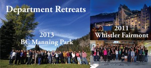 Why Biochemistry at UBC? How about retreats.