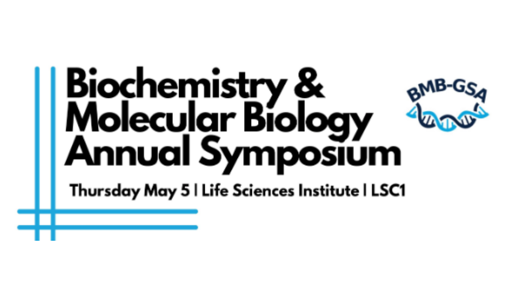 BMB-GSA’s symposium on May 5th from 10-4 pm