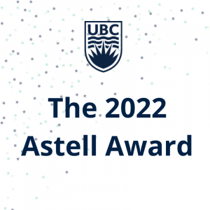 The 2022 Astell Award – Apply by June 26th!