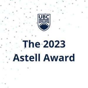The 2023 Astell Award – Apply by July 16th!