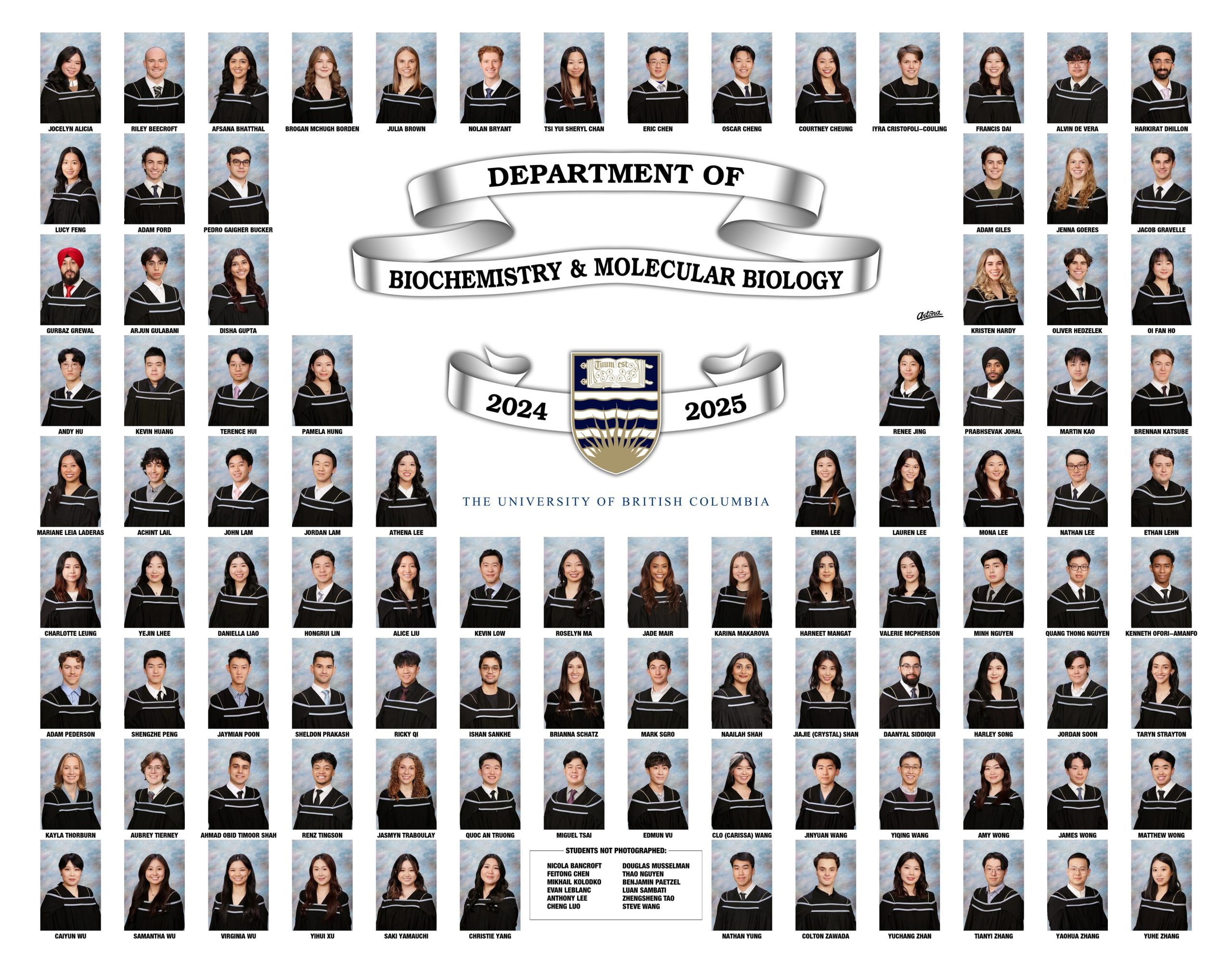 Congratulations to the BMB Class of 2025!