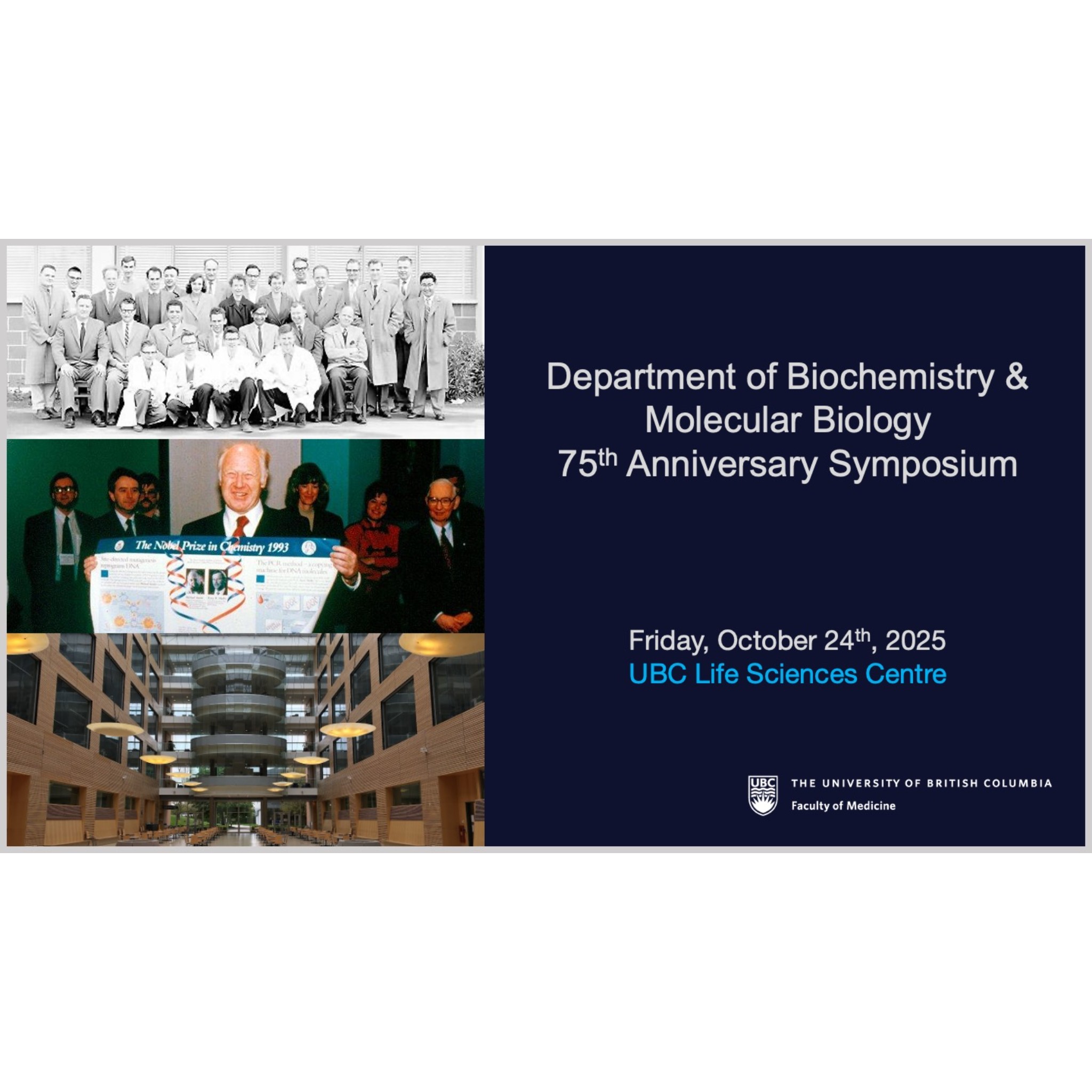 BMB’s 75th Anniversary Symposium